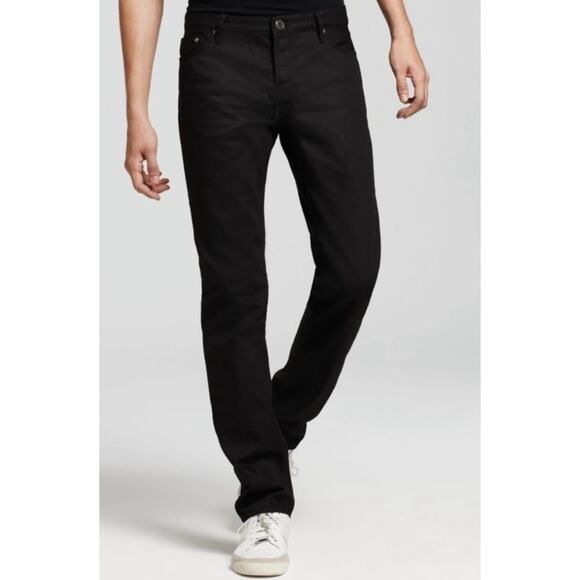 Burberry London Black Straight Leg Denim Jeans Men’s Size 34 x 32 Classic Basic - Picture 1 of 15